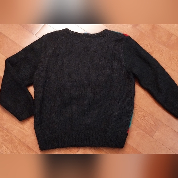 Oversize Colorful Argyle Sweater - Picture 5 of 5